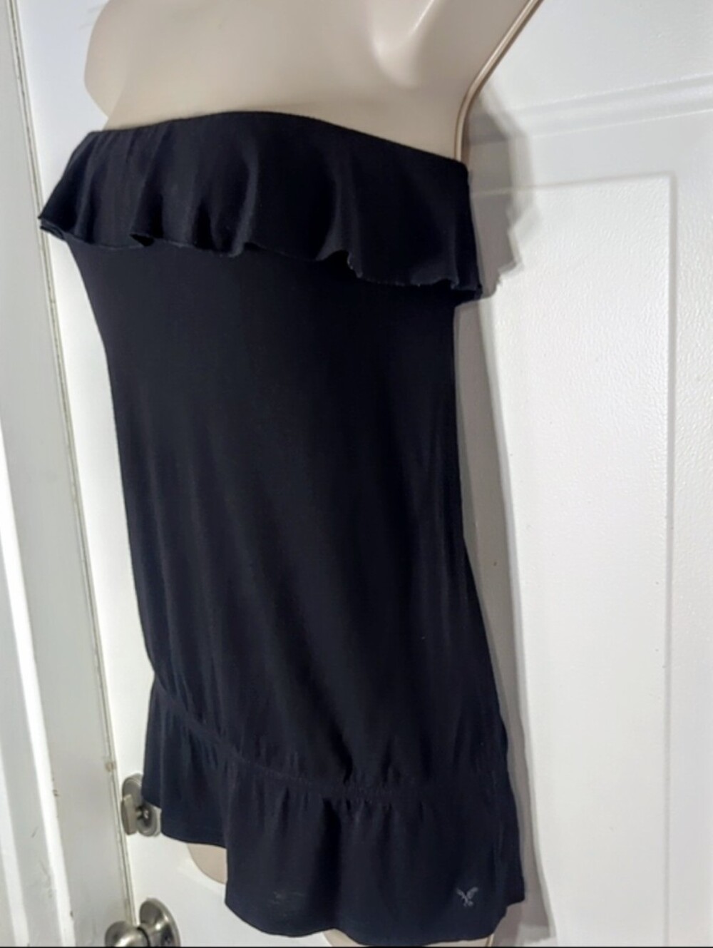 American Eagle Vintage Y2K Ruffle Strapless Tube Top Medium
